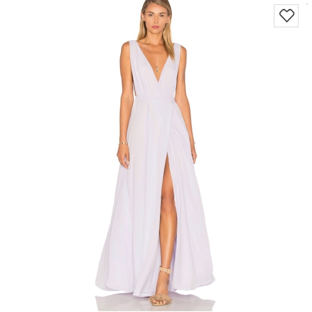 Lovers + Friends Leah gown in Lavender